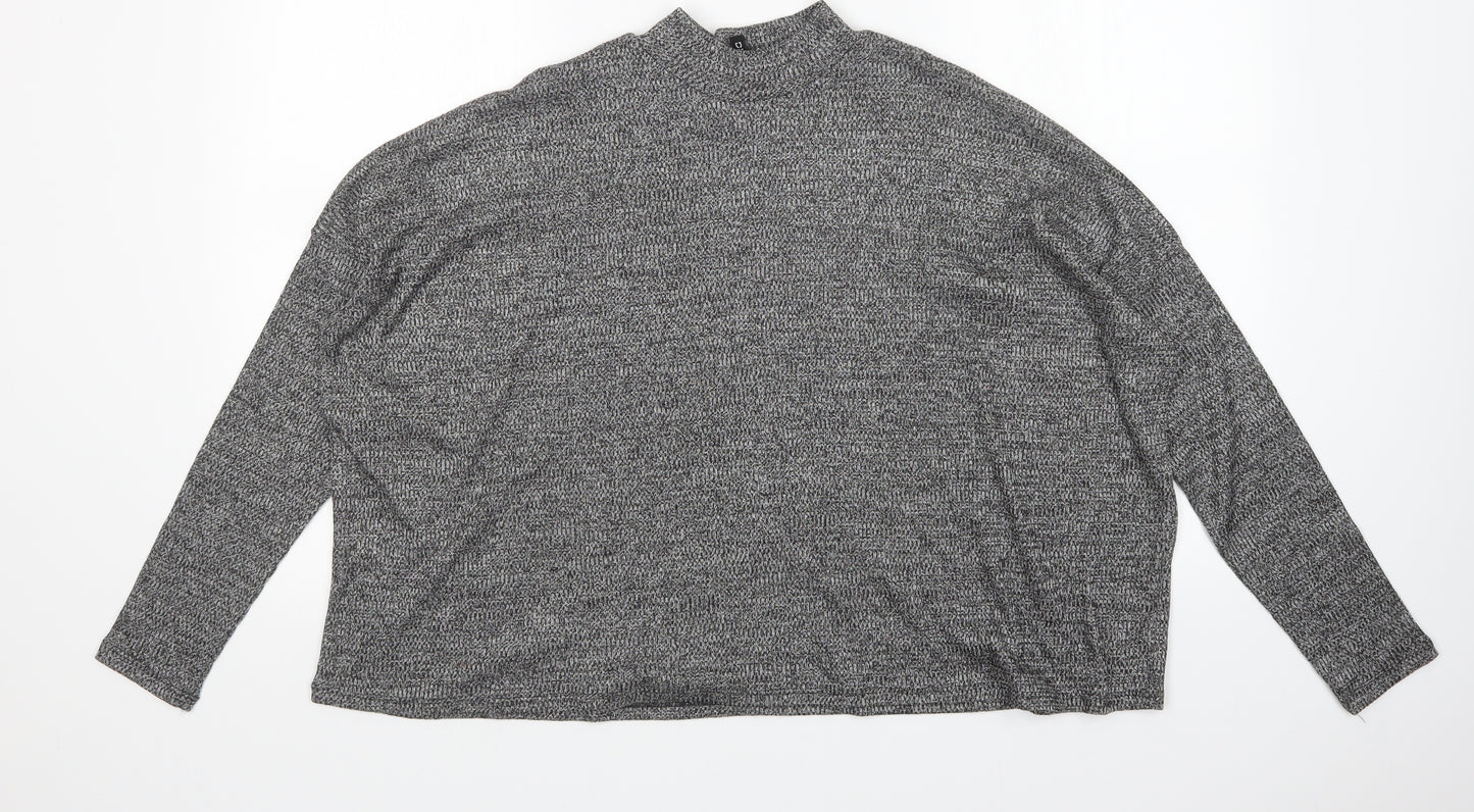 Divided by H&M Womens Grey   Pullover Jumper Size L