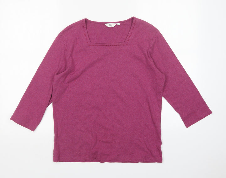 Country Casuals Womens Purple   Pullover Jumper Size M