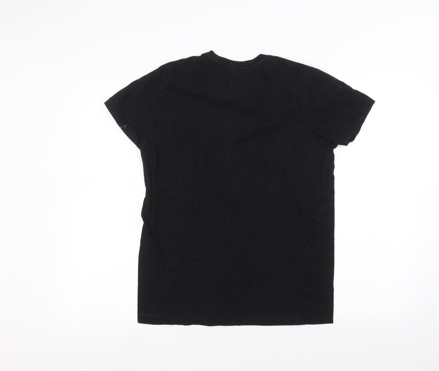 Preworn Mens Black    T-Shirt Size S