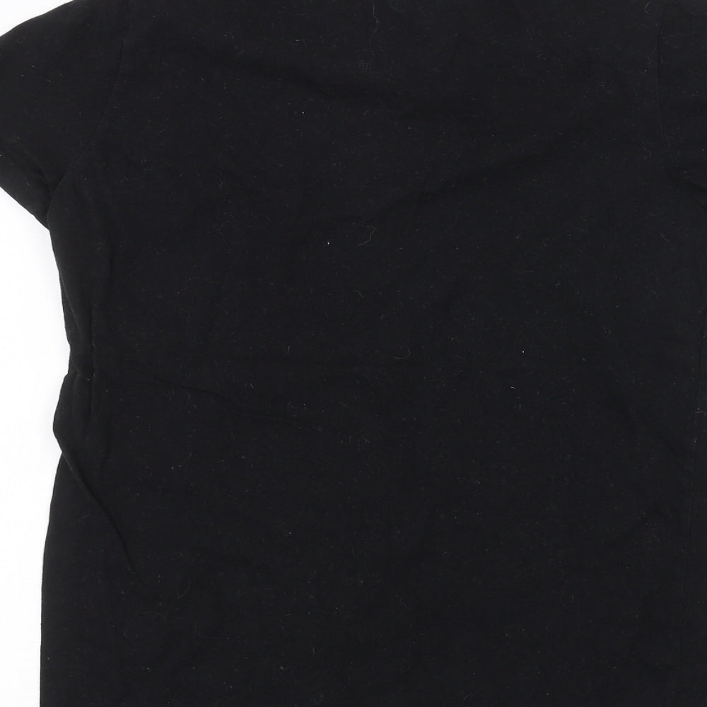 Preworn Mens Black    T-Shirt Size S
