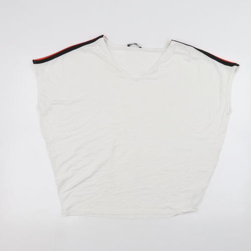 F&F Womens White   Basic T-Shirt Size M