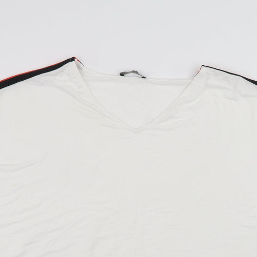 F&F Womens White   Basic T-Shirt Size M