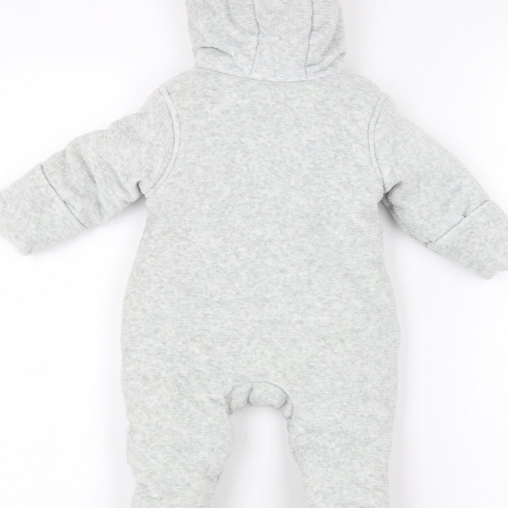 George Baby Grey   Babygrow One-Piece Size 3-6 Months