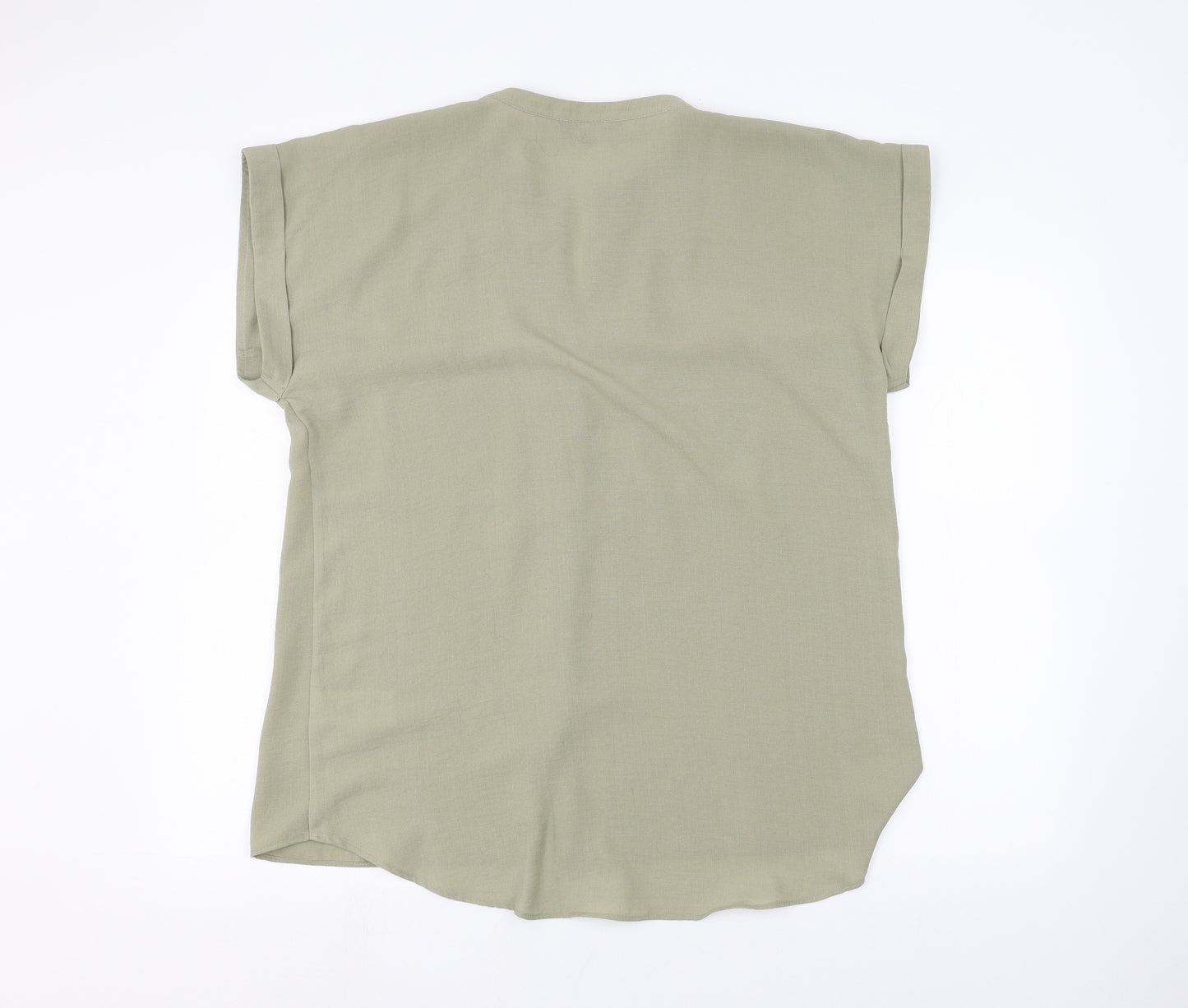Peacocks Womens Green   Basic Button-Up Size 14