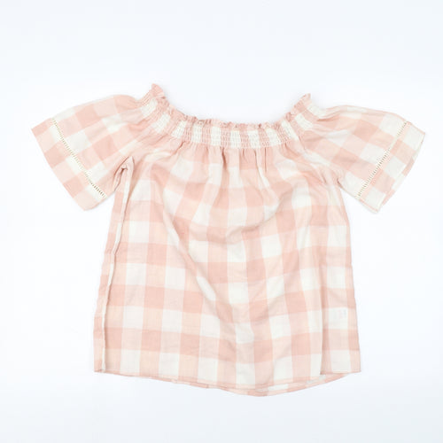 Papaya Womens Pink   Basic Blouse Size 10