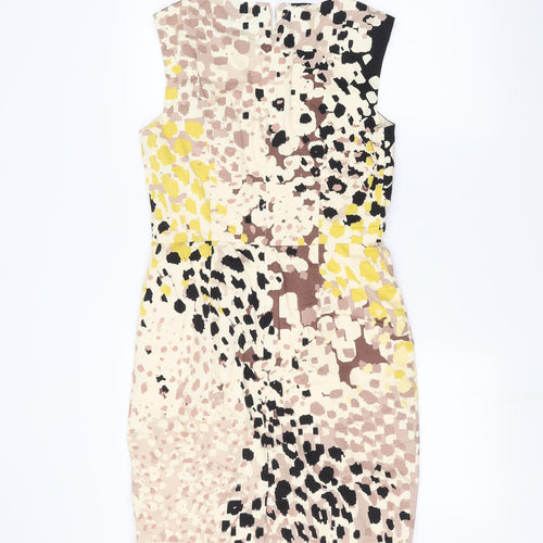 Warehouse Womens White   Pencil Dress  Size 12