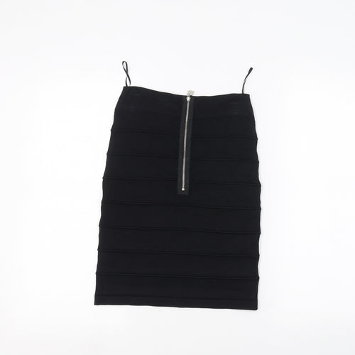 Lipsy Womens Black   Mini Skirt Size 6