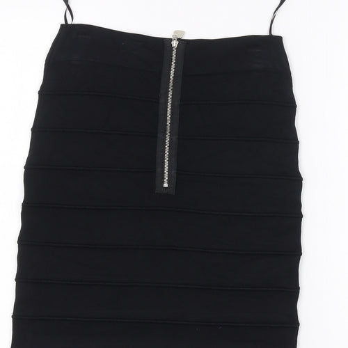 Lipsy Womens Black   Mini Skirt Size 6
