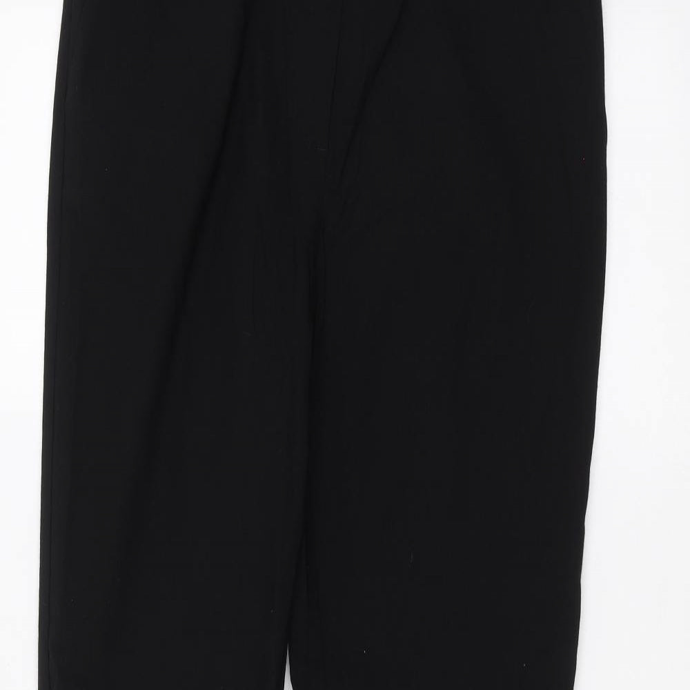 Papaya Womens Black   Trousers  Size 14 L30 in