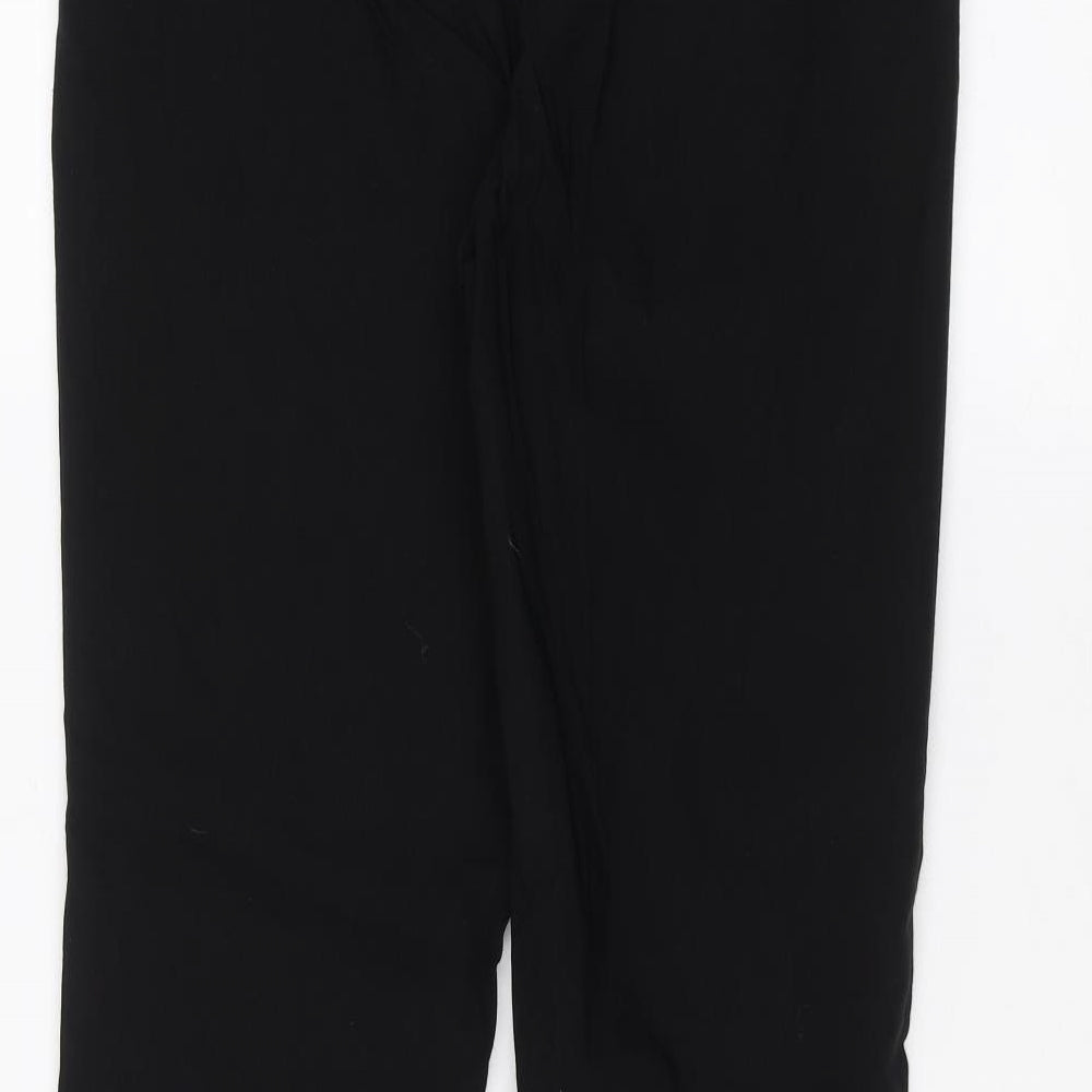 Papaya Womens Black   Trousers  Size 14 L30 in