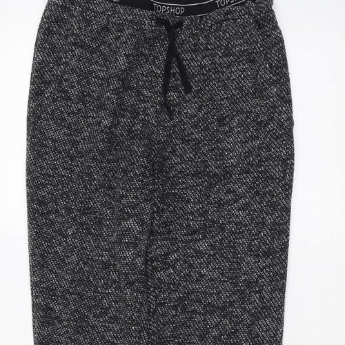 Topshop Womens Black   Trousers  Size 8 L26 in