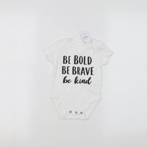 PEP&CO Baby White   Babygrow One-Piece Size 3-6 Months