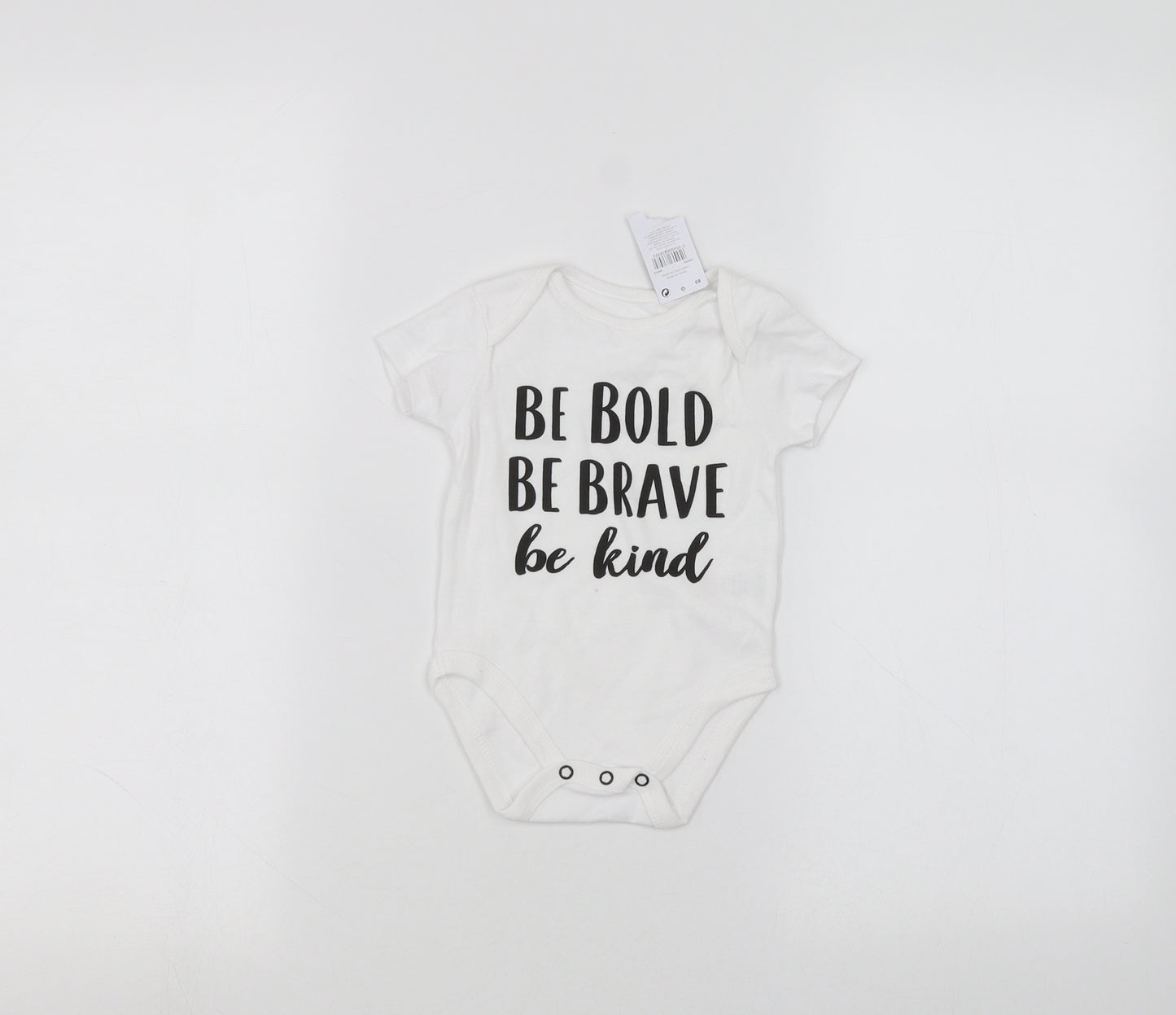 PEP&CO Baby White   Babygrow One-Piece Size 3-6 Months