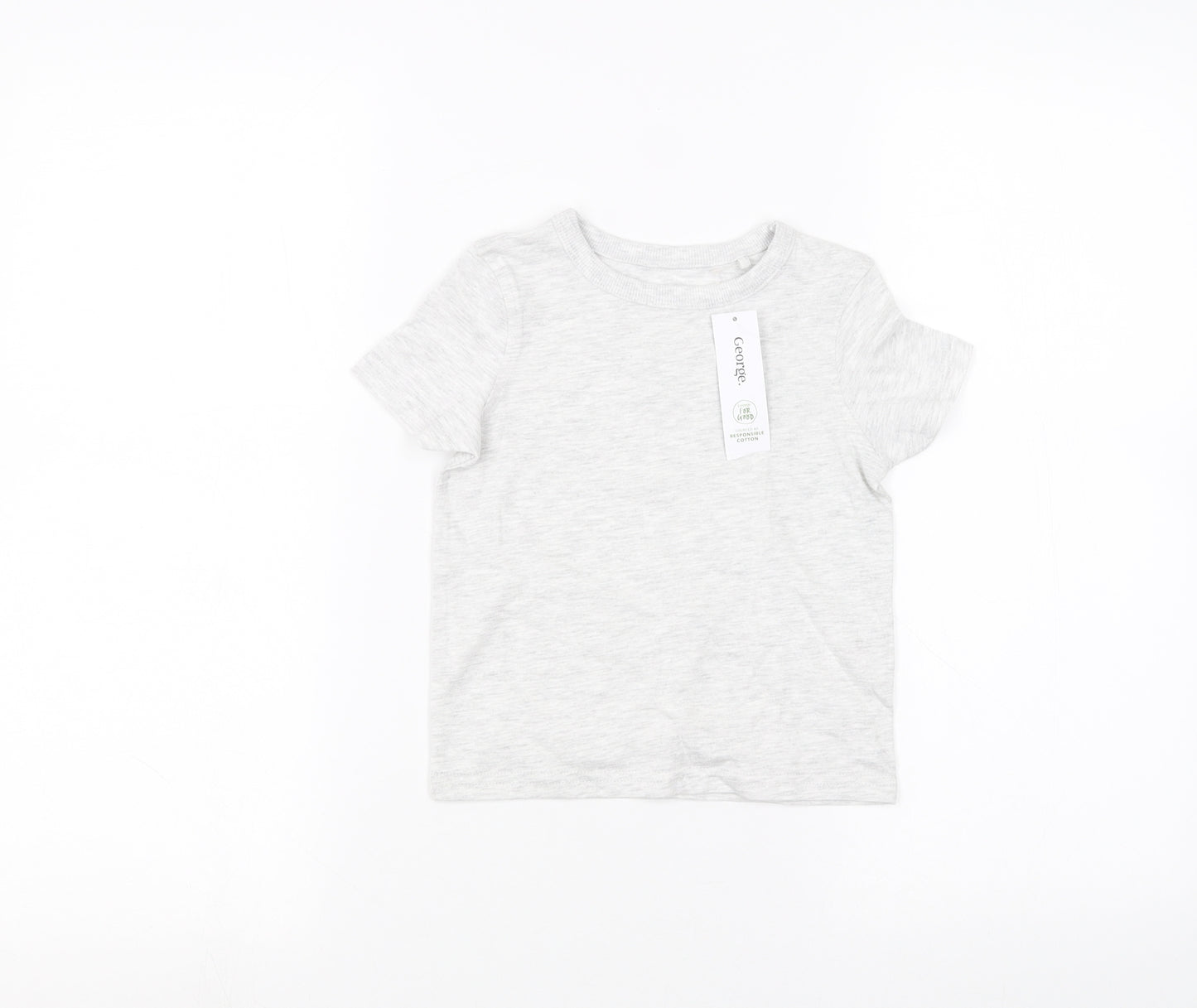George Baby Grey   Basic T-Shirt Size 18-24 Months
