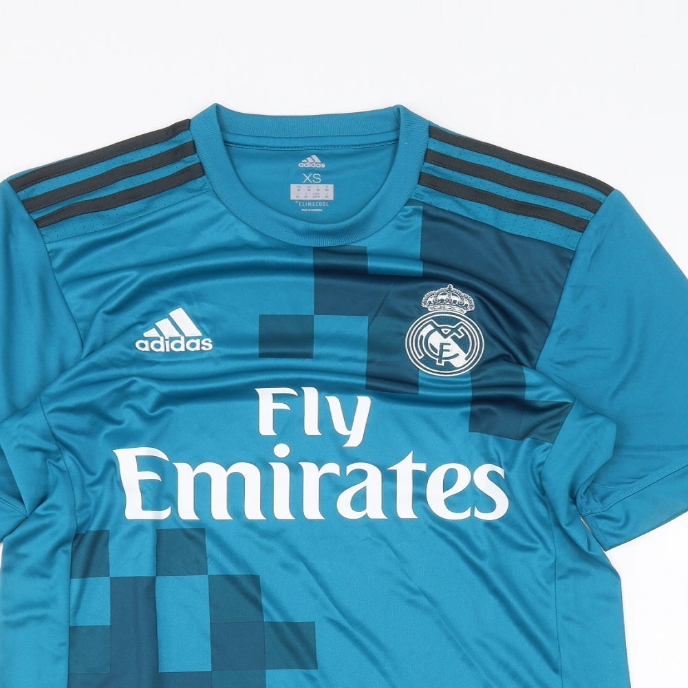 adidas Mens Blue    T-Shirt Size XS