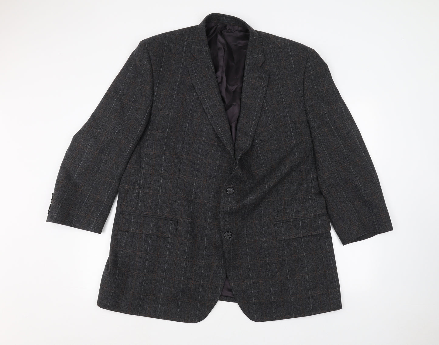 Lee Greenwood Mens Black   Jacket Suit Jacket Size 50