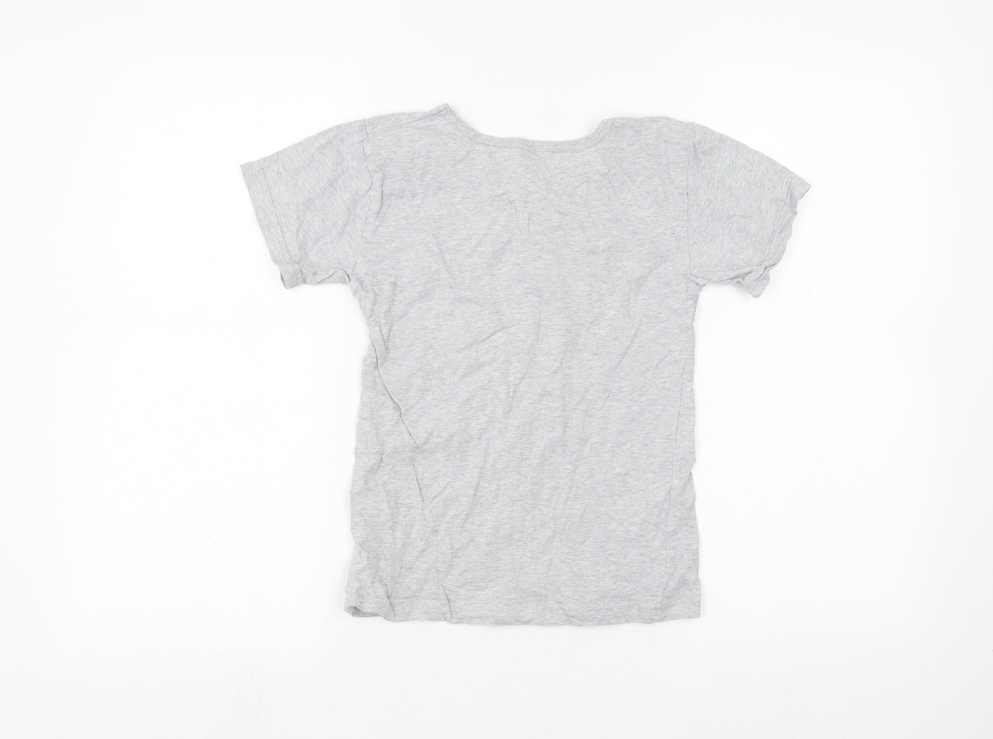 Matalan Girls Grey   Basic T-Shirt Size 10-11 Years