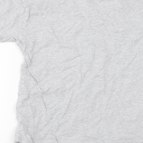 Matalan Girls Grey   Basic T-Shirt Size 10-11 Years