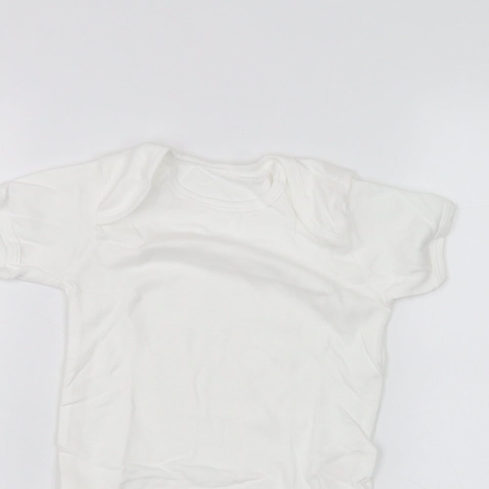 TU Baby White   Babygrow One-Piece Size 24 Months