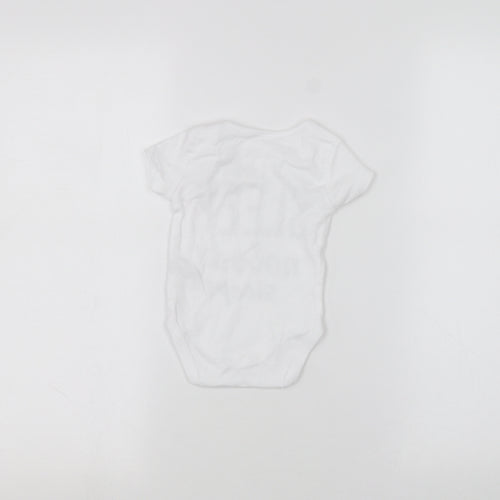 PEP&CO Baby White   Basic T-Shirt Size 0-3 Months