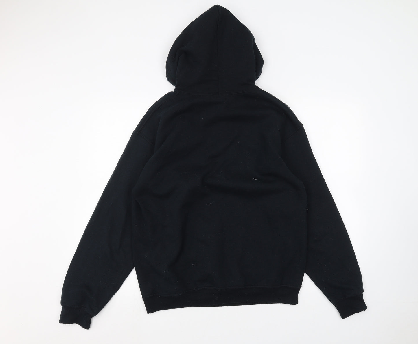 Topman Mens Black   Pullover Hoodie Size M