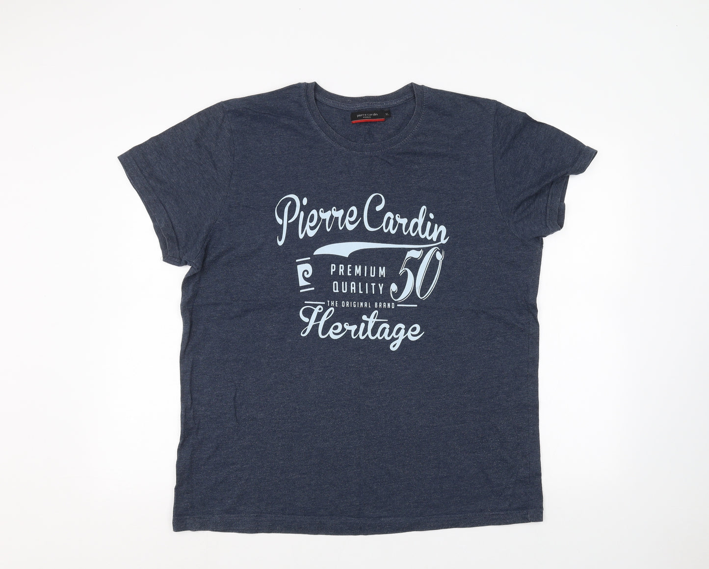 Pierre Cardin Mens Blue    T-Shirt Size XL