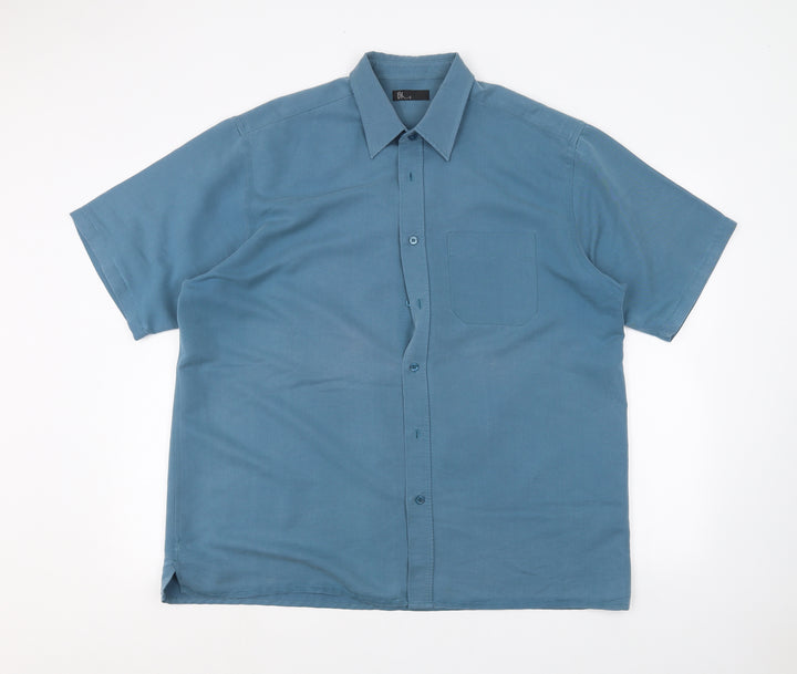 BHS Mens Blue Dress Shirt Size L