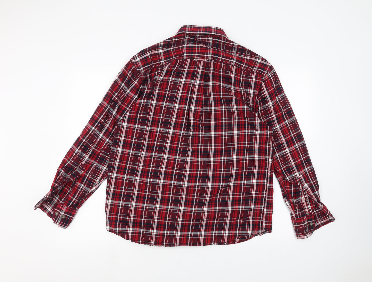 Avenue Mens Red    Dress Shirt Size M