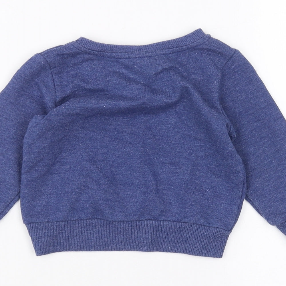 Sesame Street Baby Blue   Pullover Jumper Size 12-18 Months  - Elmo