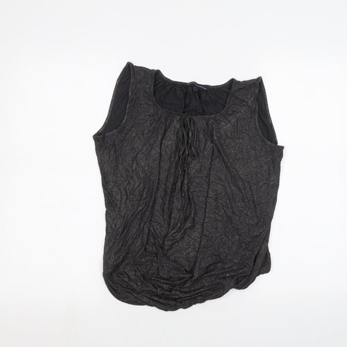 French Connection Womens Black   Basic Blouse Size L