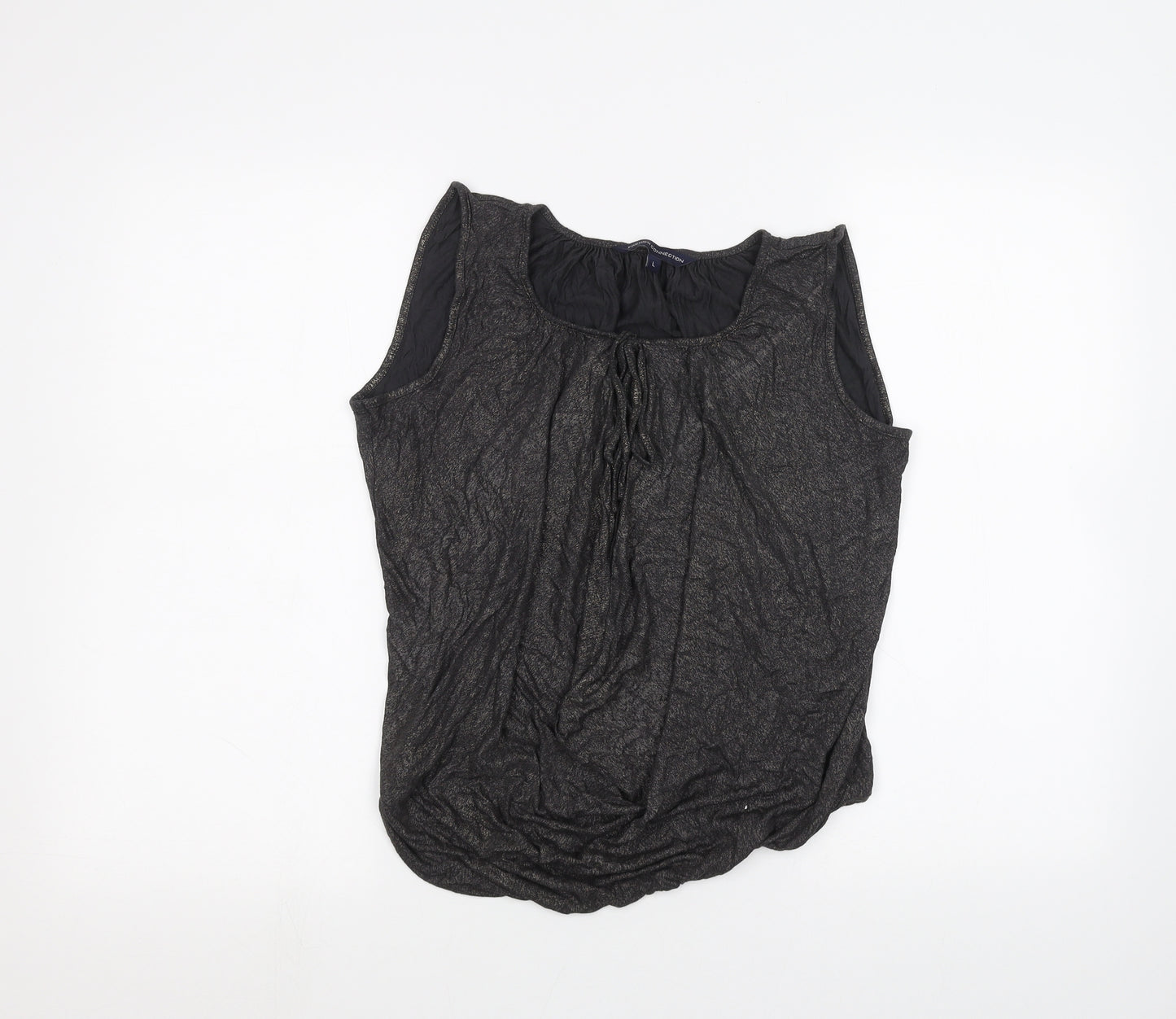 French Connection Womens Black   Basic Blouse Size L