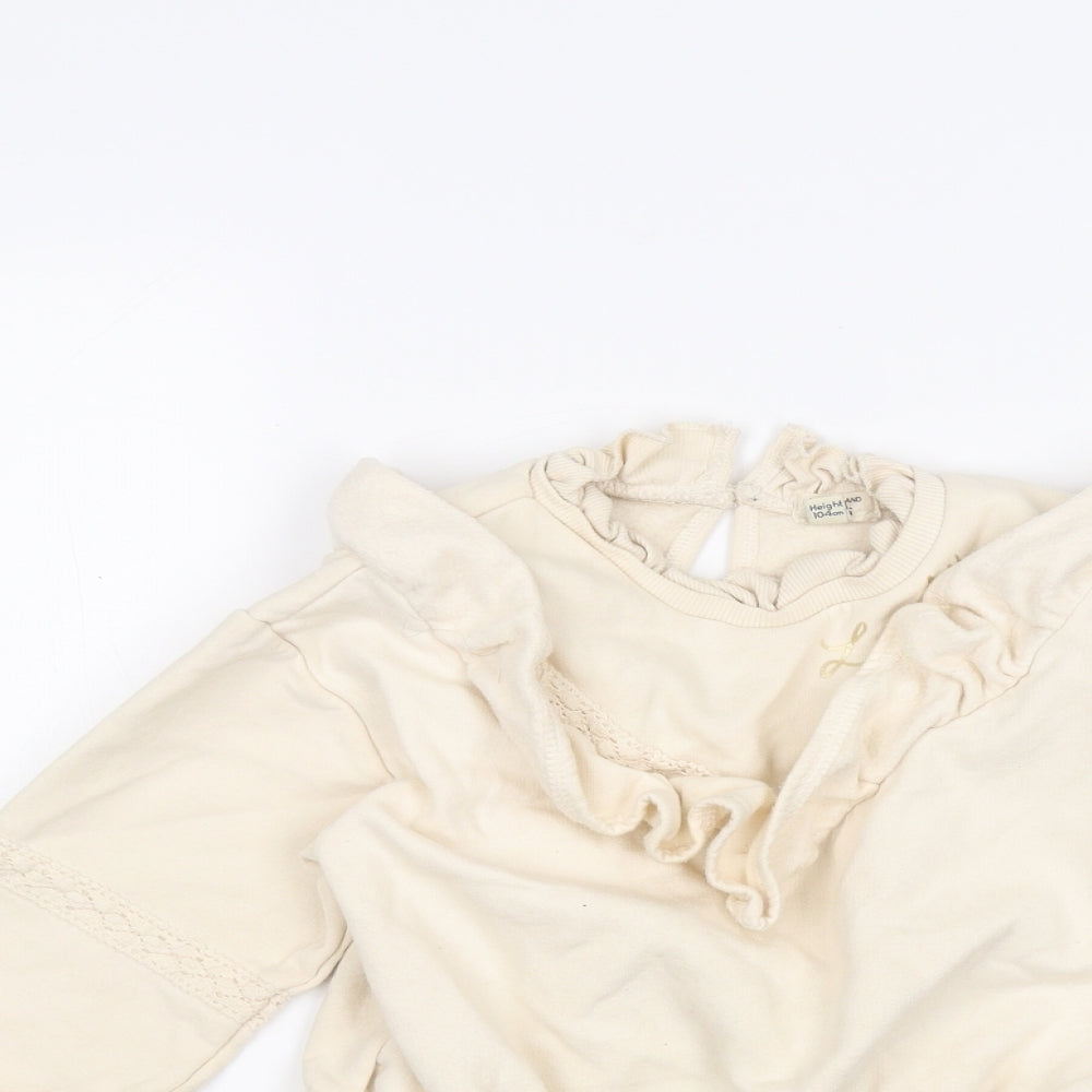River Island Girls Beige   Pullover Jumper Size 3-4 Years