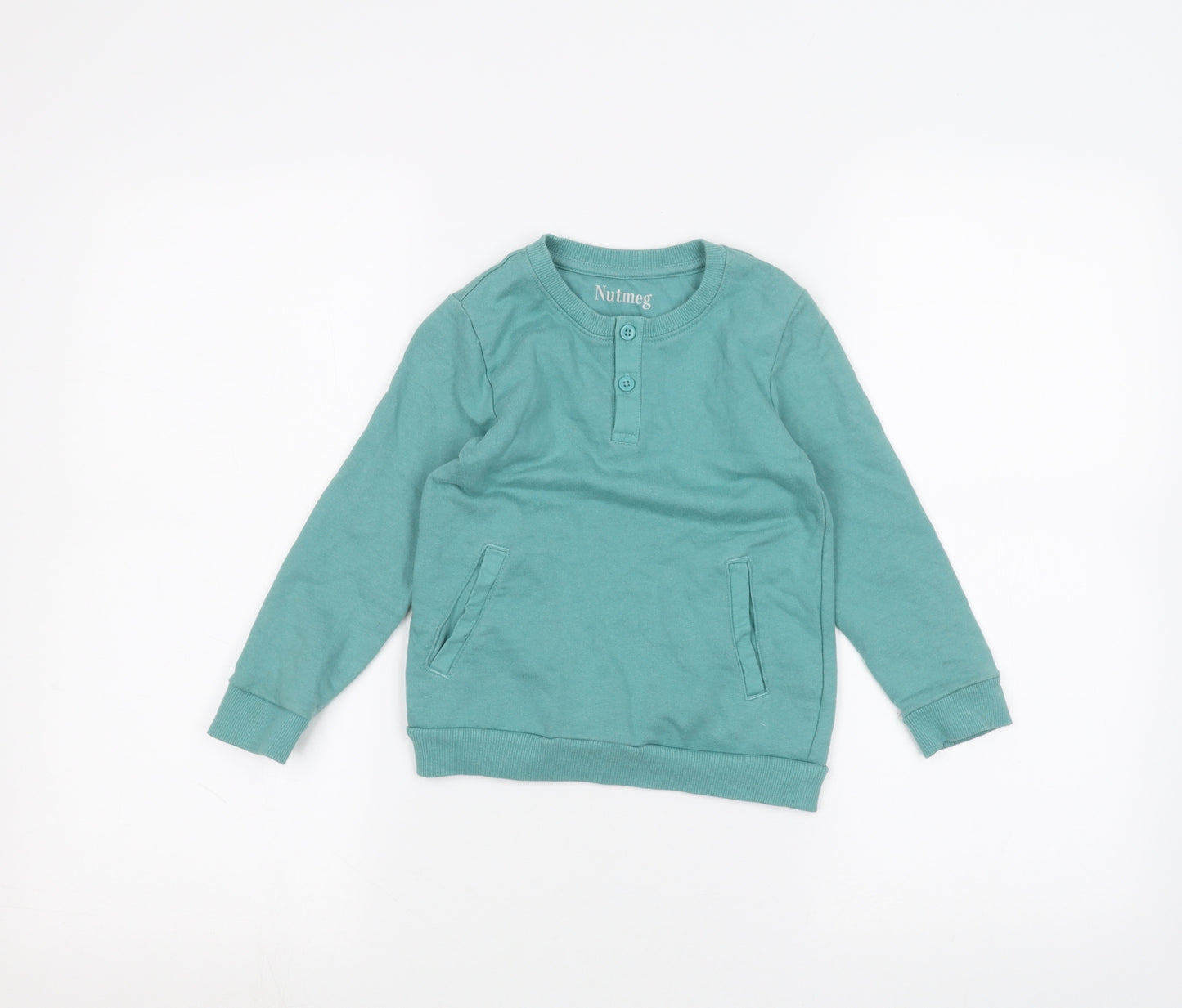 Nutmeg Boys Blue   Pullover Jumper Size 3-4 Years