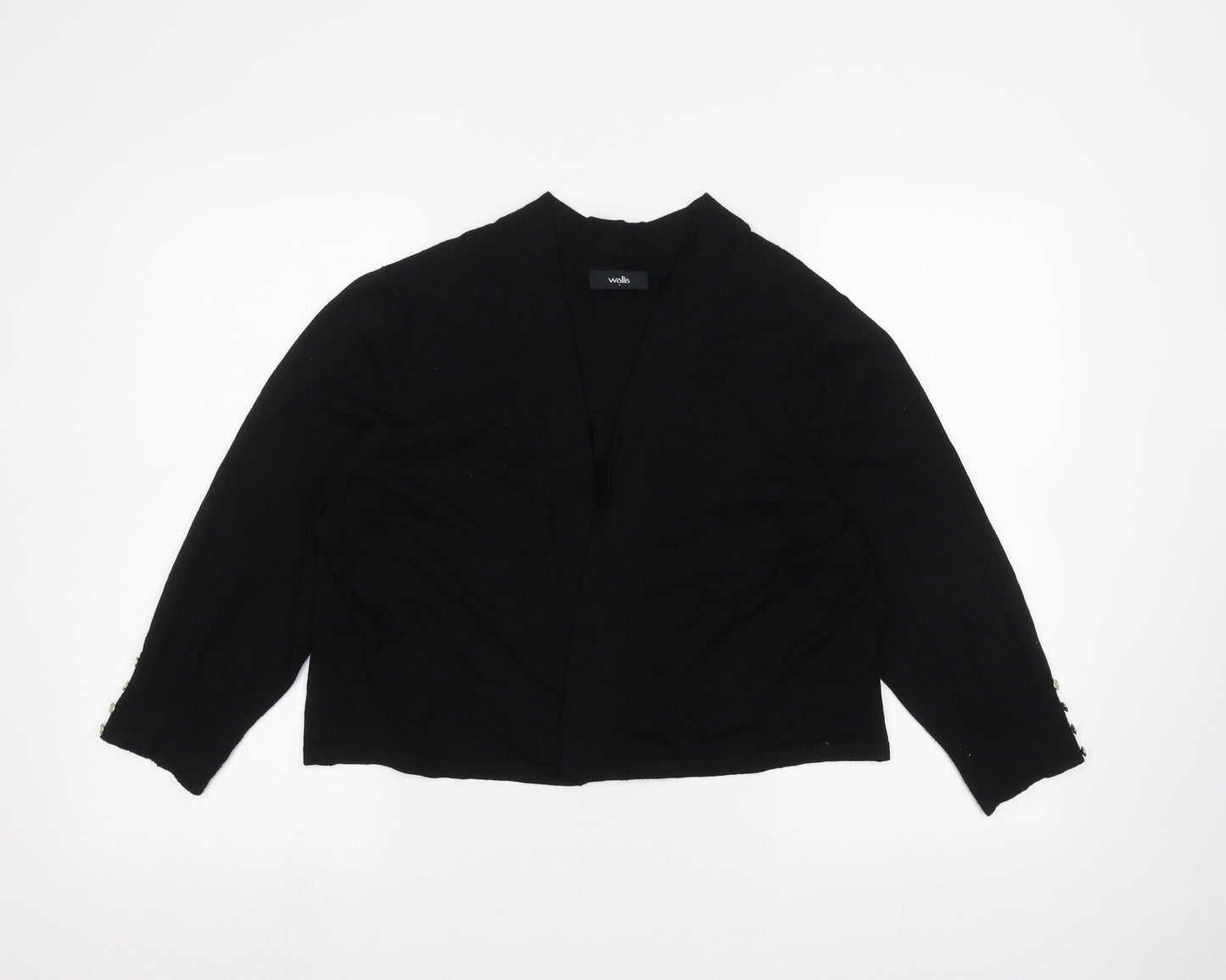 Wallis Womens Black   Cardigan Jumper Size L