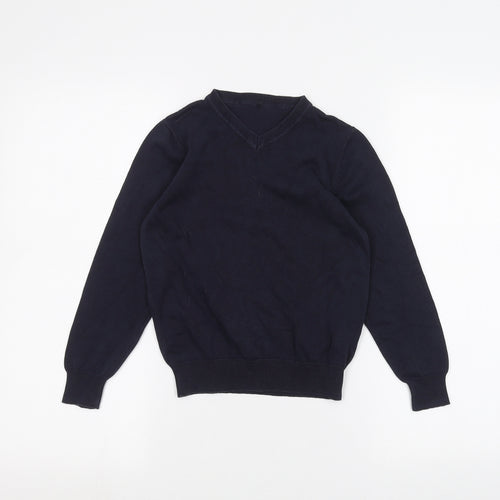 George Girls Blue   Pullover Jumper Size 7-8 Years