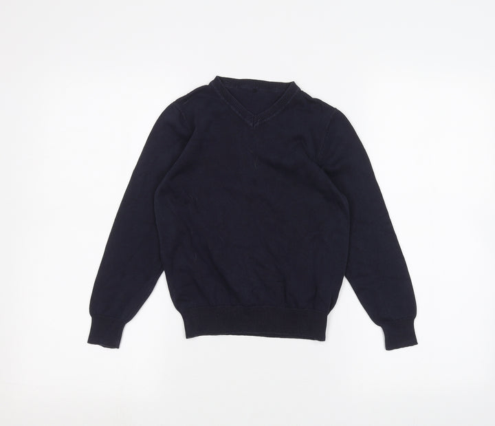 George Girls Blue Pullover Jumper Size 7-8 Years