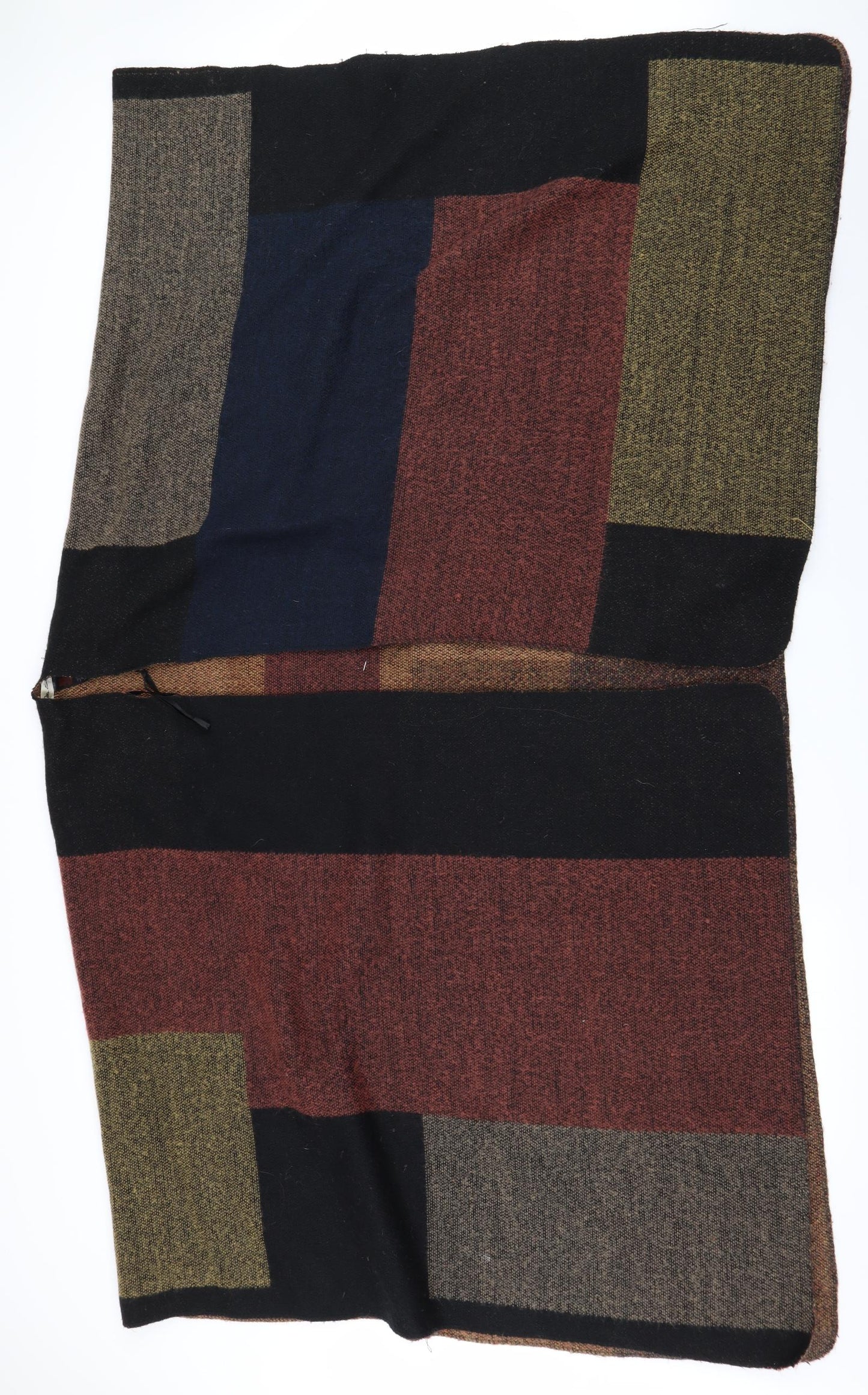 Miss Selfridge Womens Multicoloured Check  Overcoat Poncho One Size  - Shaw