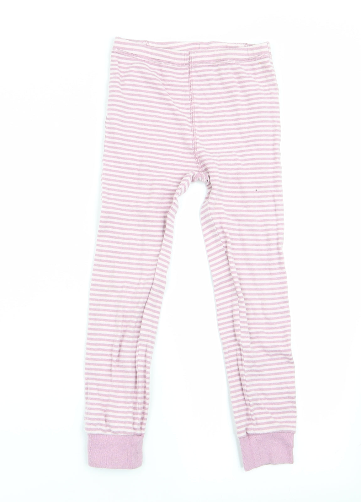 NEXT Girls Pink Striped   Pyjama Pants Size 5-6 Years
