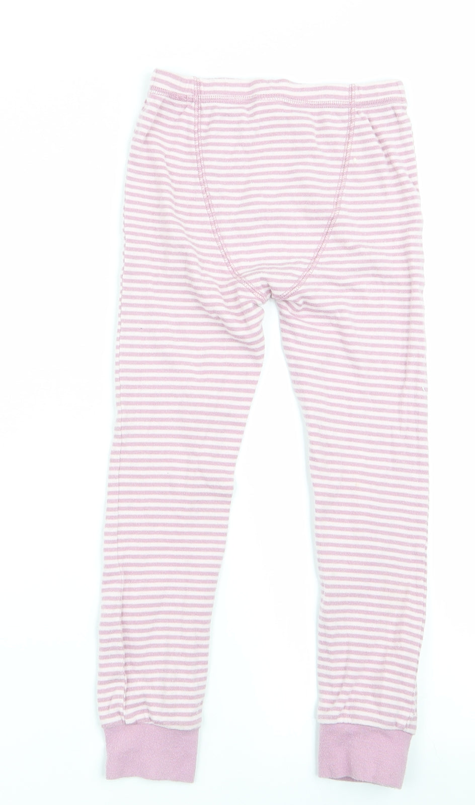 NEXT Girls Pink Striped   Pyjama Pants Size 5-6 Years