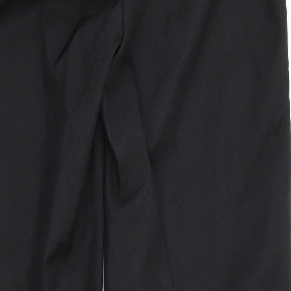 SMITHYS Womens Black Geometric  Bloomer Trousers Size S L27 in