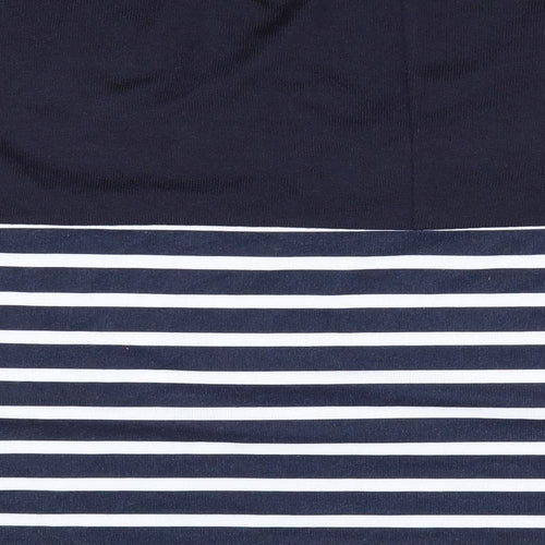 Preworn Womens Blue Striped  Pullover Jumper Size M