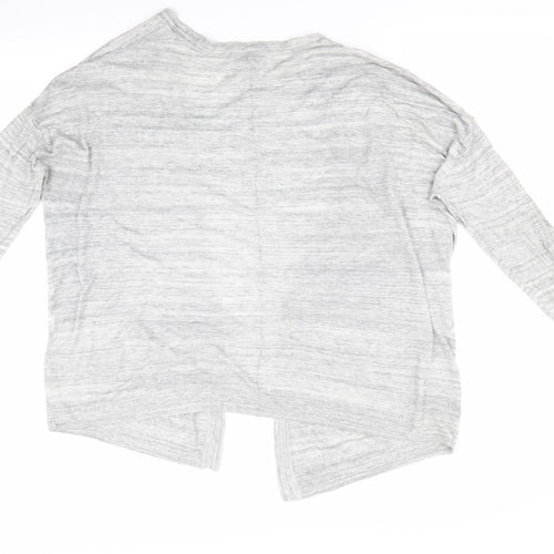 H&M Womens Grey   Cardigan Jumper Size 12  - Waterfall Cardigan