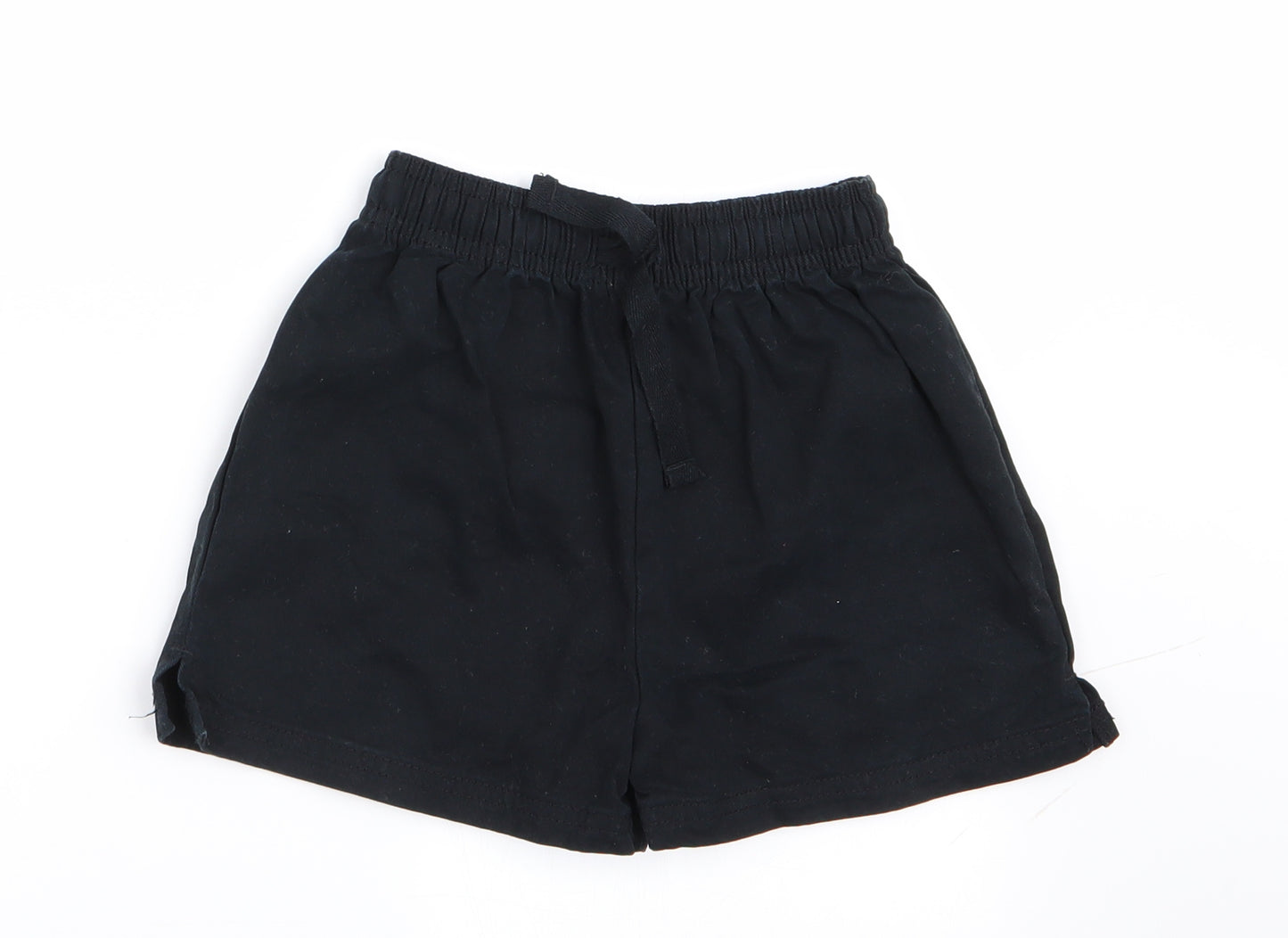 Marks and Spencer Boys Black   Chino Shorts Size 4-5 Years