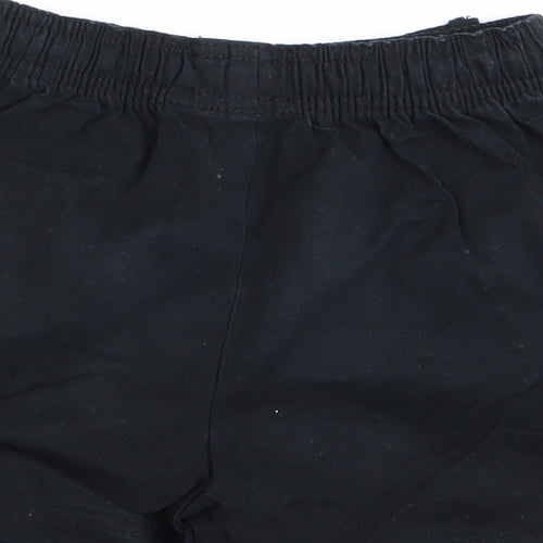 Marks and Spencer Boys Black   Chino Shorts Size 4-5 Years