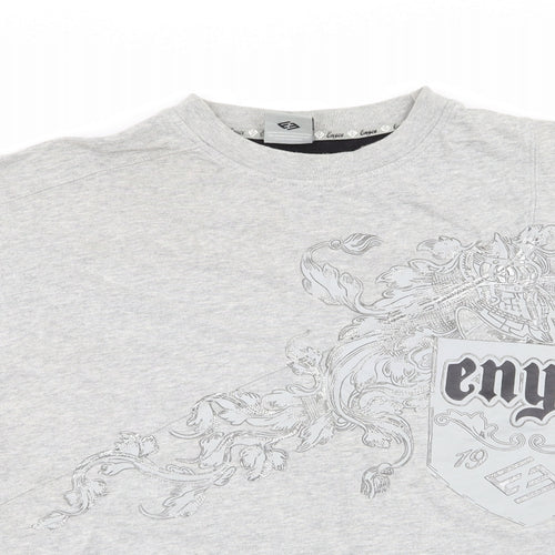 enyce Mens Grey    T-Shirt Size L  - Enyce