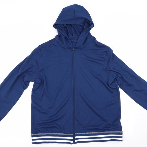Studio Retail Ltd Mens Blue   Full Zip Hoodie Size M