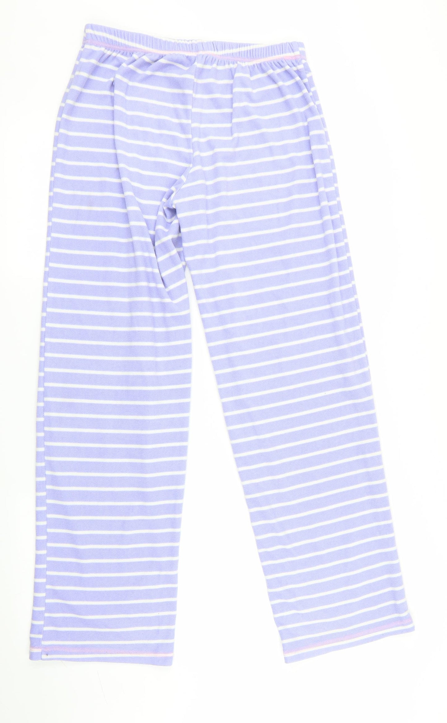 George Womens Purple Striped   Pyjama Pants Size 8  - Elastic waist
