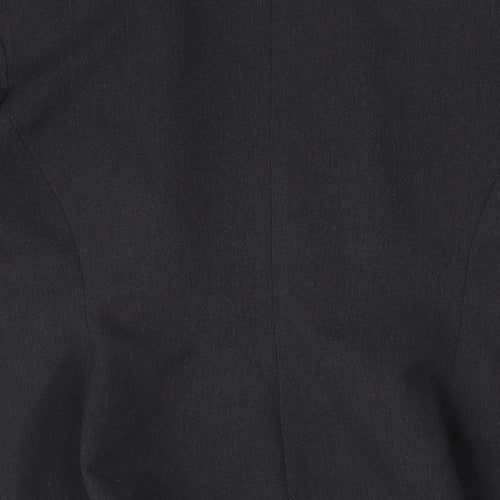 River Island Womens Grey   Jacket Blazer Size 12  - Detailed Sleeve