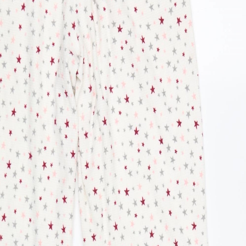 Nautica Womens White    Pyjama Pants Size M  - Star Print