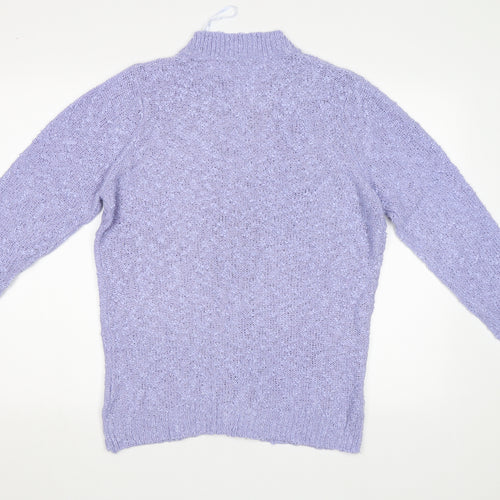 BM Womens Purple   Cardigan Jumper Size M